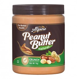 Alpino Peanut Butter Natural Crunch  Jar  1 kilogram